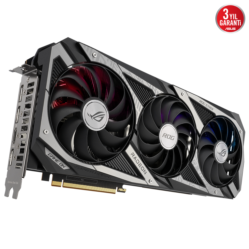 Asus ROG Strix Radeon RX 6750 XT OC ROG-STRIX-RX6750XT-O12G-GAMING 12GB GDDR6 192Bit DX12 Gaming (Oyuncu) Ekran Kartı