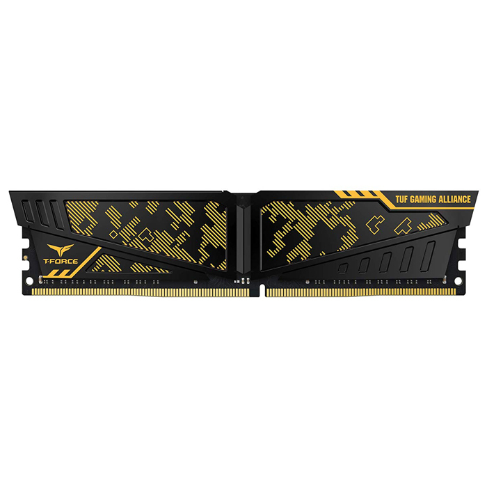 Team T-Force Vulcan TUF Gaming Alliance 8GB (1x8GB) DDR4 3200MHz CL16 Gaming Ram (TLTYD48G3200HC16F01)