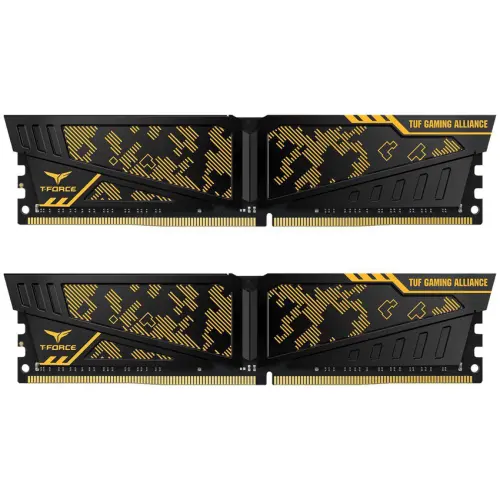 Team T-Force Vulcan TUF Gaming Alliance 16GB (2x8GB) DDR4 3200MHz CL16 Gaming Ram (TLTYD416G3200HC16FDC01)