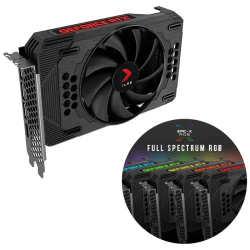 PNY GeForce RTX 3050 8GB XLR8 Gaming Revel Epic-X RGB VCG30508SFXPPB 8GB GDDR6 128Bit DX12 Gaming (Oyuncu) Ekran Kartı