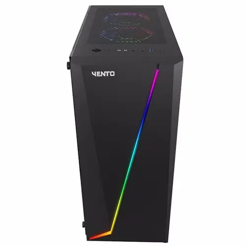 Vento VG09A 750W Temperli Cam 3x120mm RGB Fan USB 3.0 E-ATX Mid-Tower Gaming (Oyuncu) Kasa
