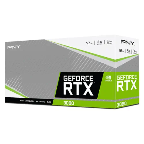 PNY GeForce RTX 3080 12GB Uprising Triple Fan LHR VCG308012LTFMPB 12GB GDDR6X 384Bit DX12 Gaming (Oyuncu) Ekran Kartı