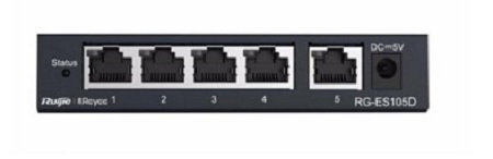 Reyee RG-ES105D 5 Port Yönetilemez Switch