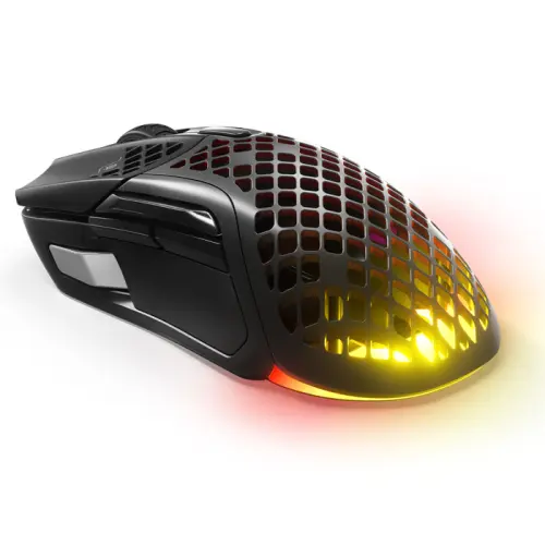 SteelSeries Aerox 5 Wireless SSM62406 Optik 9 Tuş 18000 CPI RGB Siyah Kablosuz Gaming (Oyuncu) Mouse