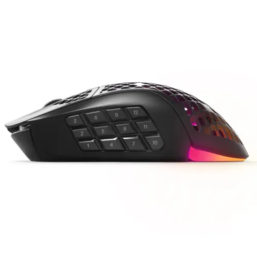 SteelSeries Aerox 9 Wireless SSM62618 Optik 18 Tuş 18000 CPI RGB Siyah Kablosuz Gaming (Oyuncu) Mouse