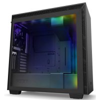 NZXT H710i CA-H710i-B1 Temperli Cam USB Type-C Mat Siyah E-ATX Mid-Tower Gaming (Oyuncu) Kasa