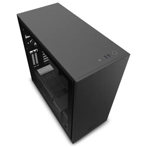 NZXT H710i CA-H710i-B1 Temperli Cam USB Type-C Mat Siyah E-ATX Mid-Tower Gaming (Oyuncu) Kasa