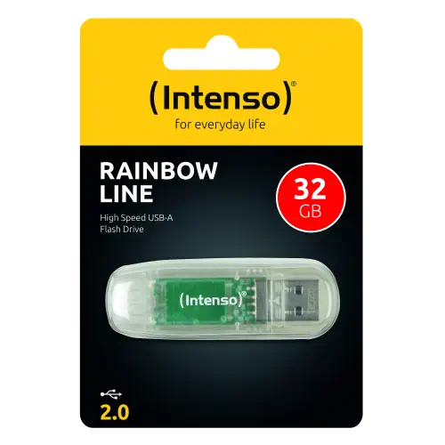 Intenso Rainbow Line 3502480 32GB USB 2.0 Flash Bellek