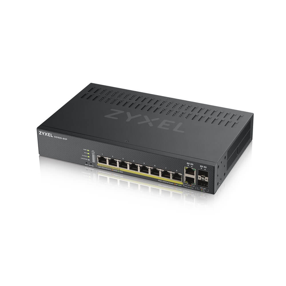 Zyxel GS1920-8HP V2 8 Port 10/100/1000 Gigabit Switch