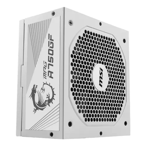 MSI MPG A750GF White 750W 80 Plus Gold 140mm Full Modüler Gaming (Oyuncu) Power Supply