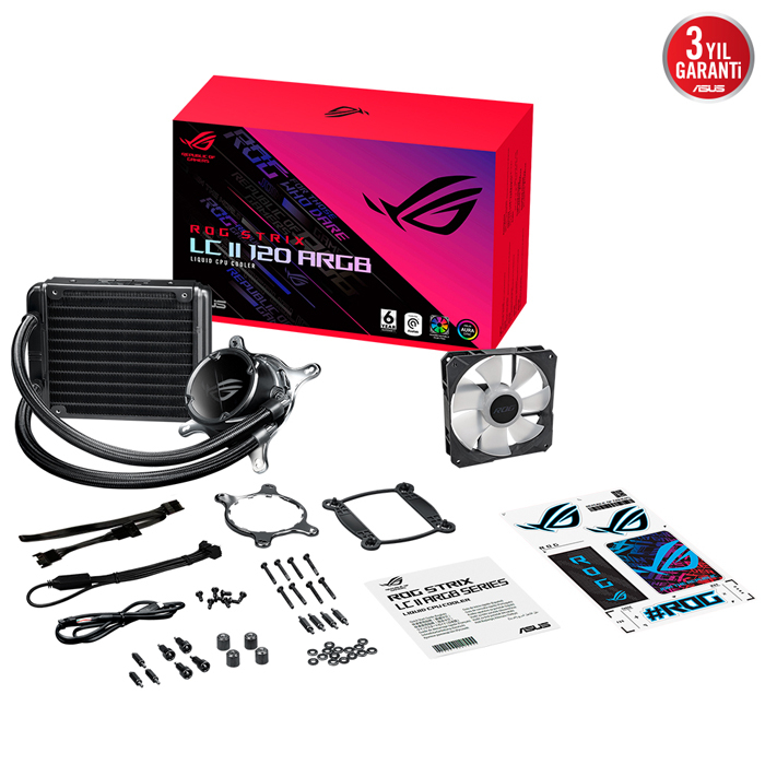 ASUS ROG Strix LC II 120 ARGB 120mm İşlemci Sıvı Soğutucu (90RC00D1-M0UAY0)