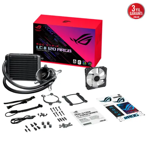 Asus ROG Strix LC II 120 ARGB 120mm İşlemci Sıvı Soğutucu (90RC00D1-M0UAY0)