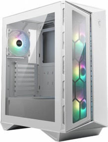 MSI MPG Gungnir 110R White Temperli Cam USB Type-C 4x120mm ARGB Fan ATX Mid-Tower Gaming (Oyuncu) Kasa