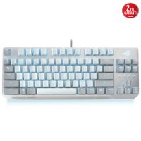 Asus ROG Strix Scope NX TKL Moonlight White ROG NX Red Switch RGB Mekanik Kablolu Gaming (Oyuncu) Klavye