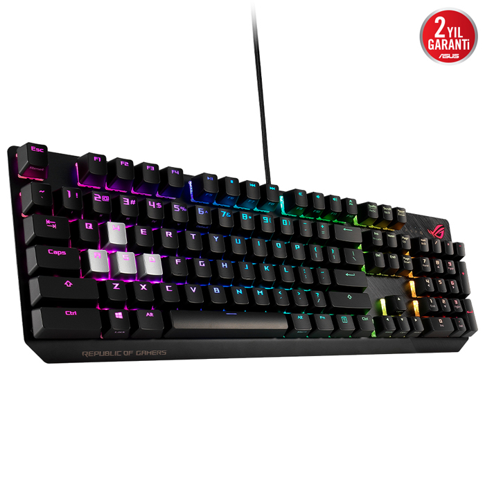 Asus ROG Strix Scope NX ROG NX Blue Switch RGB Mekanik Kablolu Gaming (Oyuncu) Klavye