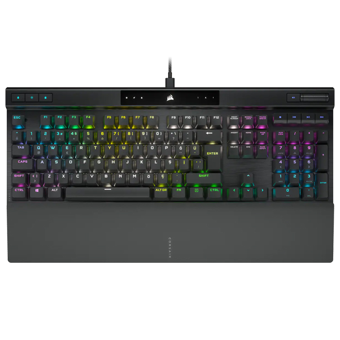 Corsair K70 RGB Pro CH-9109410-TR Cherry MX RGB Red TR Q Mekanik Kablolu Gaming (Oyuncu) Klavye