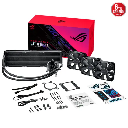 Asus ROG Strix LC II 360 360mm RGB İşlemci Sıvı Soğutucu (90RC00F0-M0UAY0)