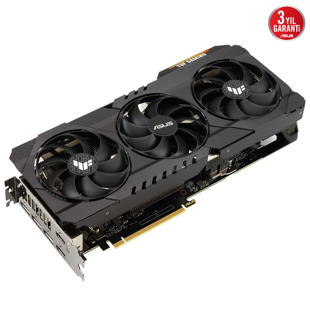 Asus TUF Gaming GeForce RTX 3080 OC TUF-RTX3080-O12G-GAMING 12GB GDDR6X 384Bit DX12 Gaming (Oyuncu) Ekran Kartı