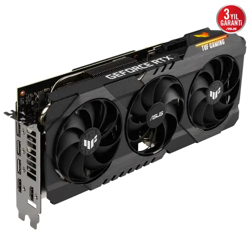 Asus TUF Gaming GeForce RTX 3080 OC TUF-RTX3080-O12G-GAMING 12GB GDDR6X 384Bit DX12 Gaming (Oyuncu) Ekran Kartı