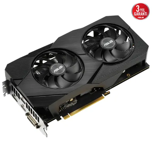 Asus Dual GeForce RTX 2060 EVO OC DUAL-RTX2060-O12G-EVO 12GB GDDR6 192Bit DX12 Gaming (Oyuncu) Ekran Kartı