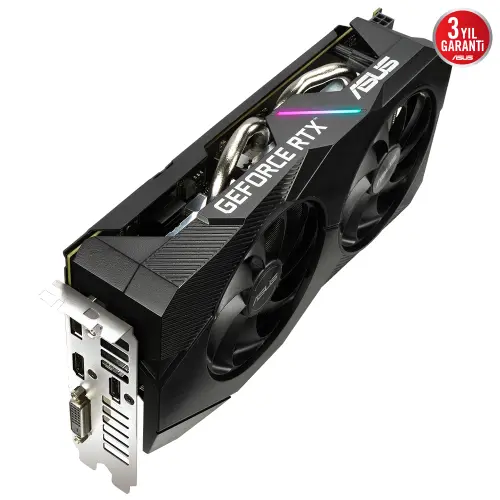 Asus Dual GeForce RTX 2060 EVO OC DUAL-RTX2060-O12G-EVO 12GB GDDR6 192Bit DX12 Gaming (Oyuncu) Ekran Kartı