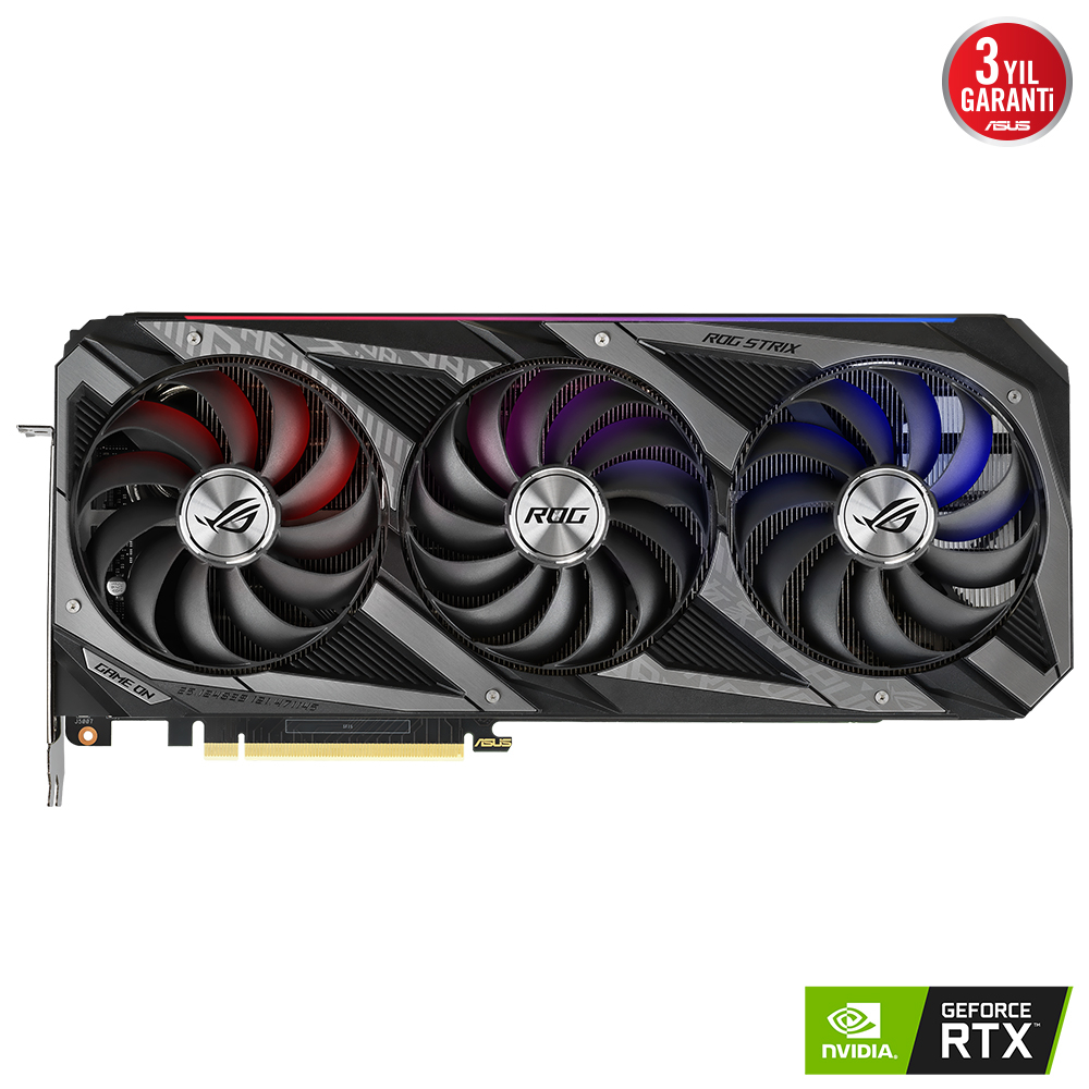 Asus ROG Strix GeForce RTX 3080 OC ROG-STRIX-RTX3080-O12G-GAMING 12GB GDDR6X 384Bit DX12 Gaming (Oyuncu) Ekran Kartı