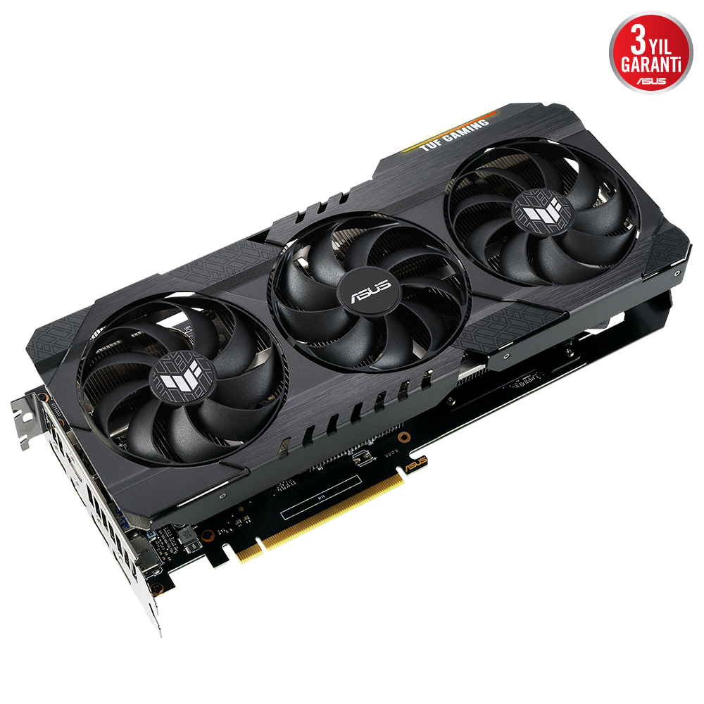Asus TUF Gaming GeForce RTX 3060 V2 TUF-RTX3060-12G-V2-GAMING 12GB GDDR6 192Bit DX12 Gaming (Oyuncu) Ekran Kartı