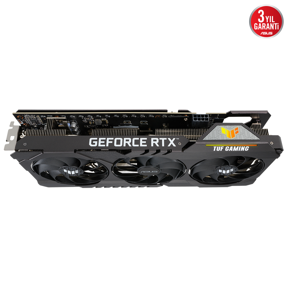 Asus TUF Gaming GeForce RTX 3060 V2 TUF-RTX3060-12G-V2-GAMING 12GB GDDR6 192Bit DX12 Gaming (Oyuncu) Ekran Kartı