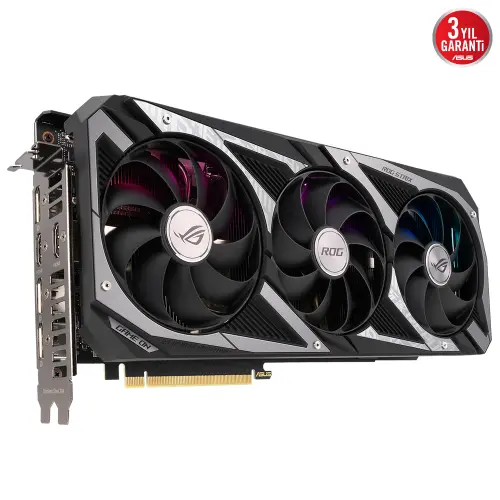 Asus ROG Strix GeForce RTX 3050 OC ROG-STRIX-RTX3050-O8G-GAMING 8GB GDDR6 128Bit DX12 Gaming (Oyuncu) Ekran Kartı