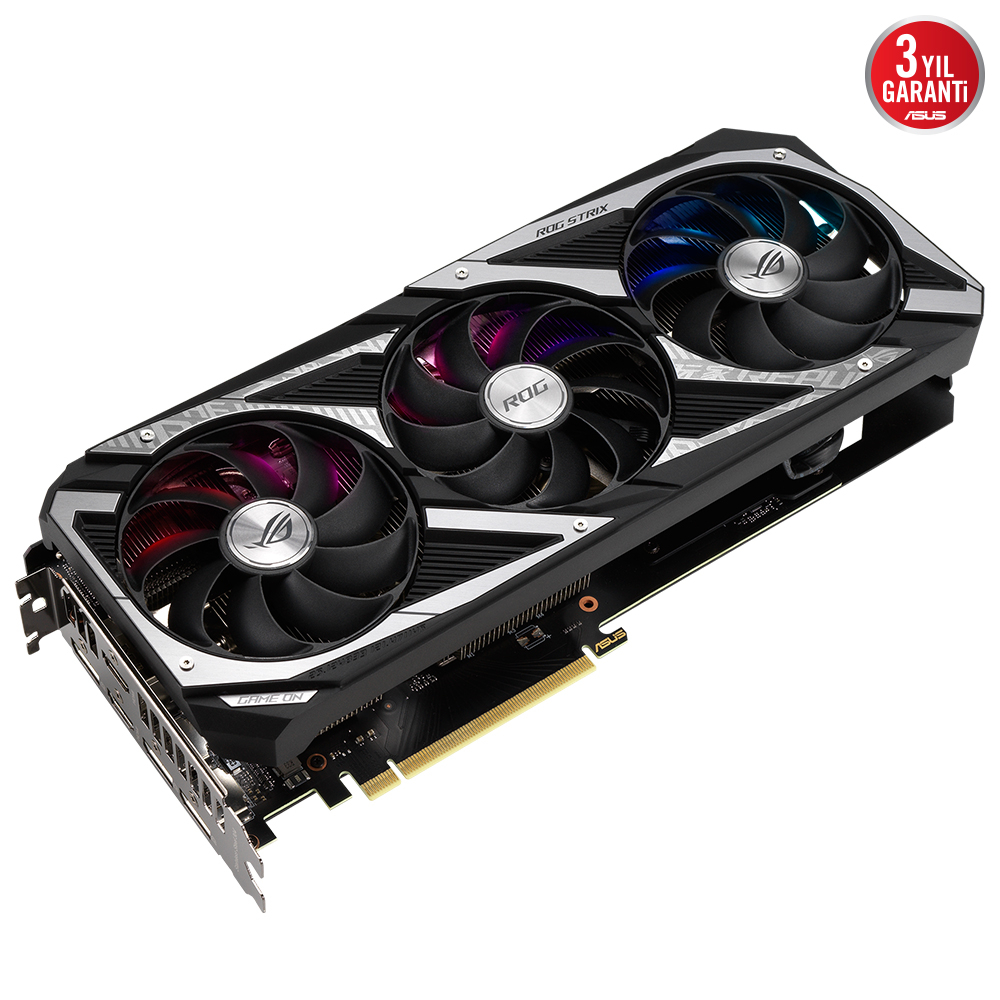 Asus ROG Strix GeForce RTX 3050 OC ROG-STRIX-RTX3050-O8G-GAMING 8GB GDDR6 128Bit DX12 Gaming (Oyuncu) Ekran Kartı
