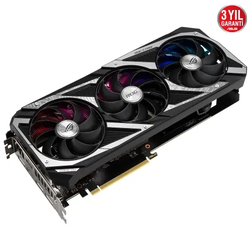 Asus ROG Strix GeForce RTX 3060 V2 OC ROG-STRIX-RTX3060-O12G-V2-GAMING 12GB GDDR6 192Bit DX12 Gaming (Oyuncu) Ekran Kartı