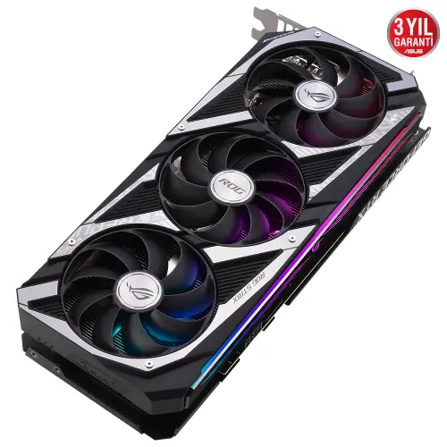 Asus ROG Strix GeForce RTX 3060 V2 OC ROG-STRIX-RTX3060-O12G-V2-GAMING 12GB GDDR6 192Bit DX12 Gaming (Oyuncu) Ekran Kartı