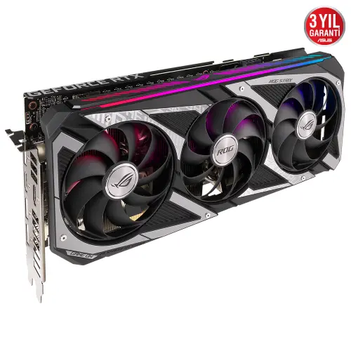 Asus ROG Strix GeForce RTX 3060 V2 OC ROG-STRIX-RTX3060-O12G-V2-GAMING 12GB GDDR6 192Bit DX12 Gaming (Oyuncu) Ekran Kartı