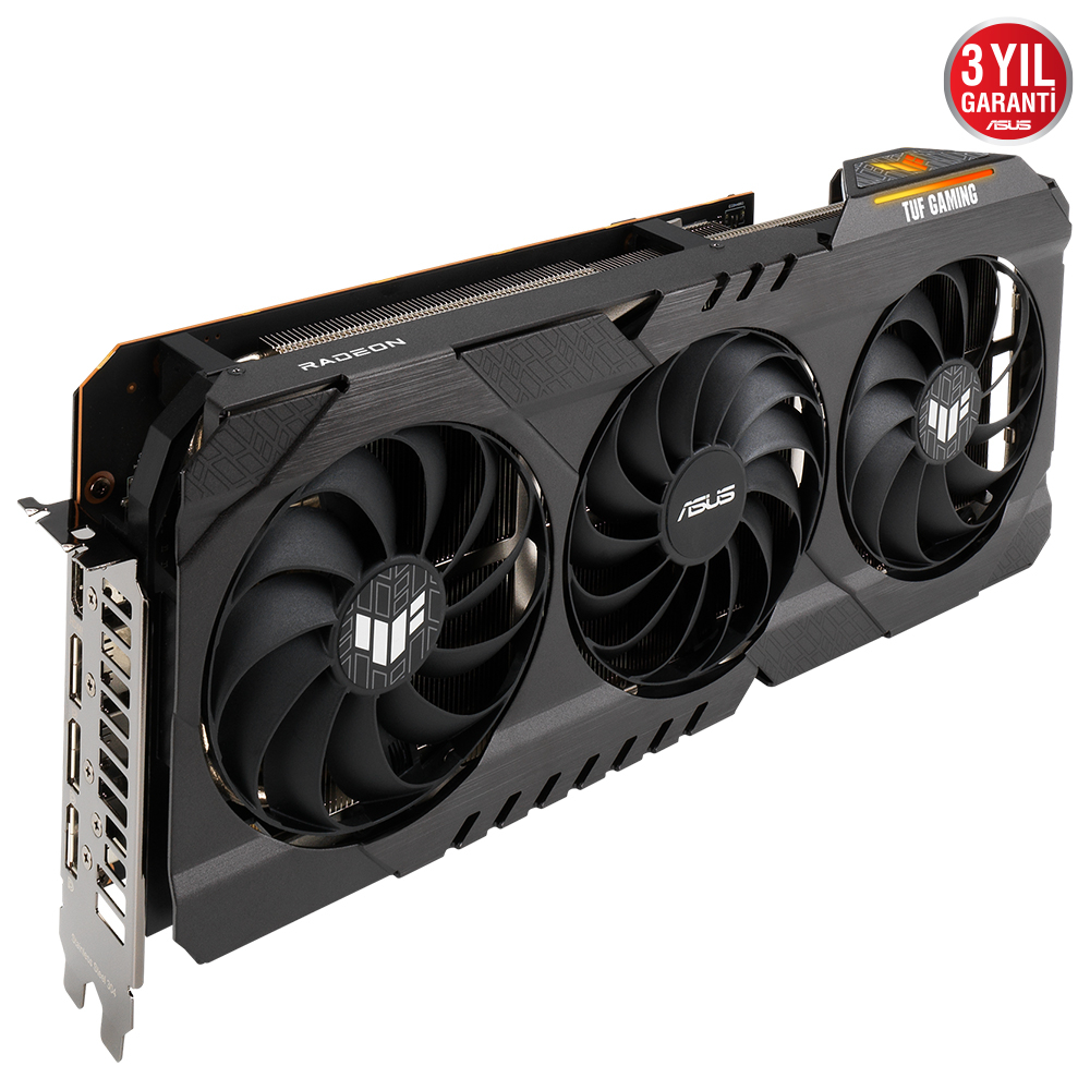 Asus TUF Gaming Radeon RX 6900 XT OC TUF-RX6900XT-O16G-GAMING 16GB GDDR6 256Bit DX12 Gaming (Oyuncu) Ekran Kartı