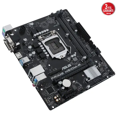 Asus Prime H510M-R-SI Intel H510 Soket 1200 DDR4 3200(OC)MHz mATX Gaming (Oyuncu) Anakart