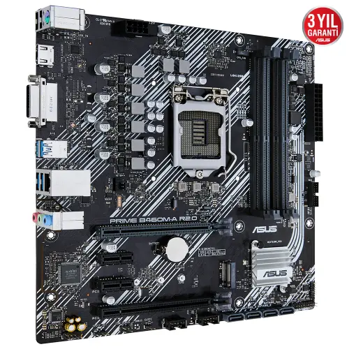 Asus Prime B460M-A R2.0 Intel H470 Soket 1200 DDR4 2933MHz mATX Gaming (Oyuncu) Anakart