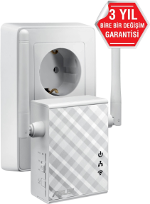 ASUS RP-N12 N300 Roaming Özellikli Evrensel Menzil Arttırıcı / Medya Köprüsü / Access Point