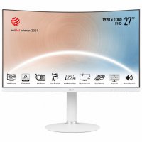 MSI Modern MD271CPW 27” 4ms 75Hz VA Full HD Curved Monitör