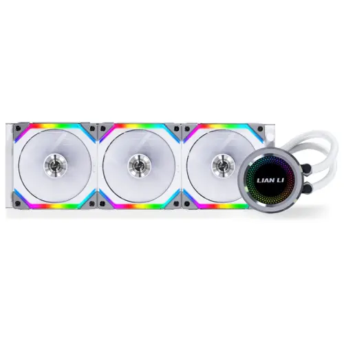 Lian Li Galahad AIO UNI Fan SL Edition 360mm Beyaz RGB İşlemci Sıvı Soğutucu (G89.GA360SLA.01)