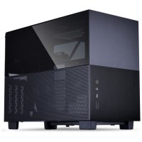 Lian Li Q58 Black Q58X4 PCIe 4.0 Riser Kablolu Mesh Temperli Cam USB Type-C Siyah Mini-ITX Kasa