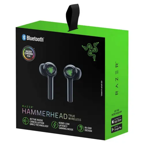 Razer Hammerhead True Wireless (2021) RZ12-03820100-R3G1 Mikrofonlu RGB Bluetooth Kablosuz Kulak İçi Gaming (Oyuncu) Kulaklık