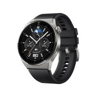 Huawei Watch GT3 Pro 46mm Titanyum Kasa Siyah Kauçuk Kayış - Huawei Türkiye Garantili