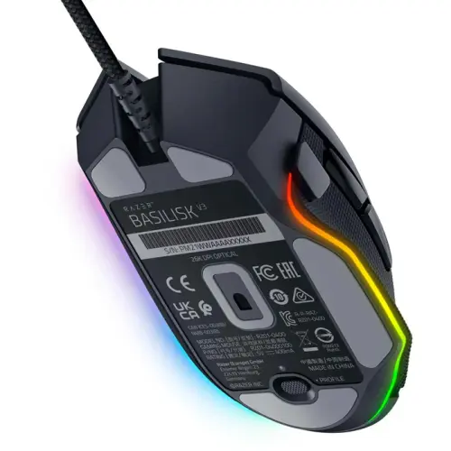 Razer Basilisk V3 RZ01-04000100-R3M1 26000 DPI 11 Tuş RGB Optik Kablolu Gaming (Oyuncu) Mouse