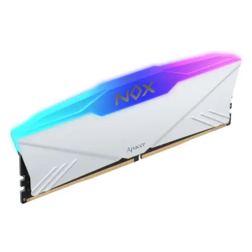 Apacer Nox RGB White 8GB (1x8GB) DDR4 3200MHz CL16 Beyaz Gaming Ram (AH4U08G32C28YNWAA-1)