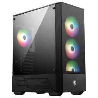 MSI MAG Forge 112R Temperli Cam Mesh 4x120mm ARGB Fan USB 3.2 ATX Mid-Tower Gaming (Oyuncu) Kasa