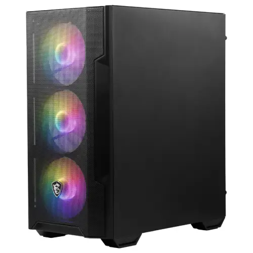 MSI MAG Forge M100R Temperli Cam Mesh 4x120mm ARGB Fan USB 3.2 Micro-ATX Tower Gaming (Oyuncu) Kasa