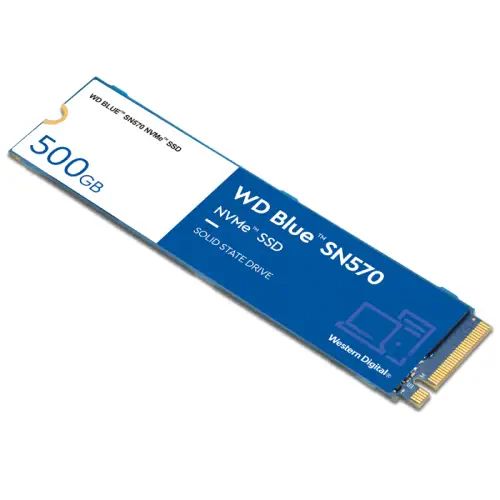 WD Blue SN570 WDS500G3B0C 500GB 3500/2300MB/s PCIe NVMe M.2 SSD Disk
