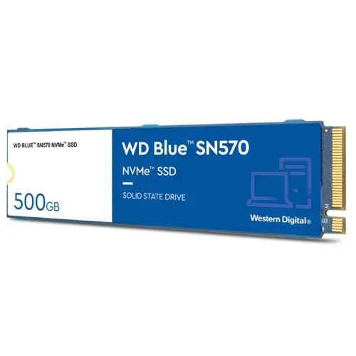 WD Blue SN570 WDS500G3B0C 500GB 3500/2300MB/s PCIe NVMe M.2 SSD Disk