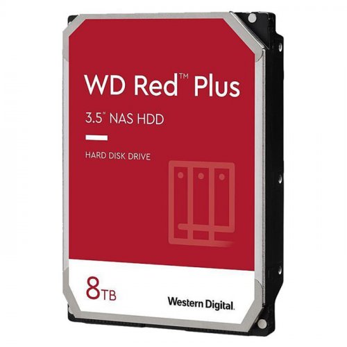 WD Red Plus WD80EFZZ 8TB 5640RPM 128MB 3.5″ SATA 3 NAS Harddisk