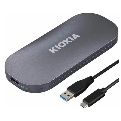 Kioxia Exceria Plus LXD10S500GG8 500GB 1050/1000MB/s USB 3.2 Gen2 Type-C Taşınabilir SSD Disk